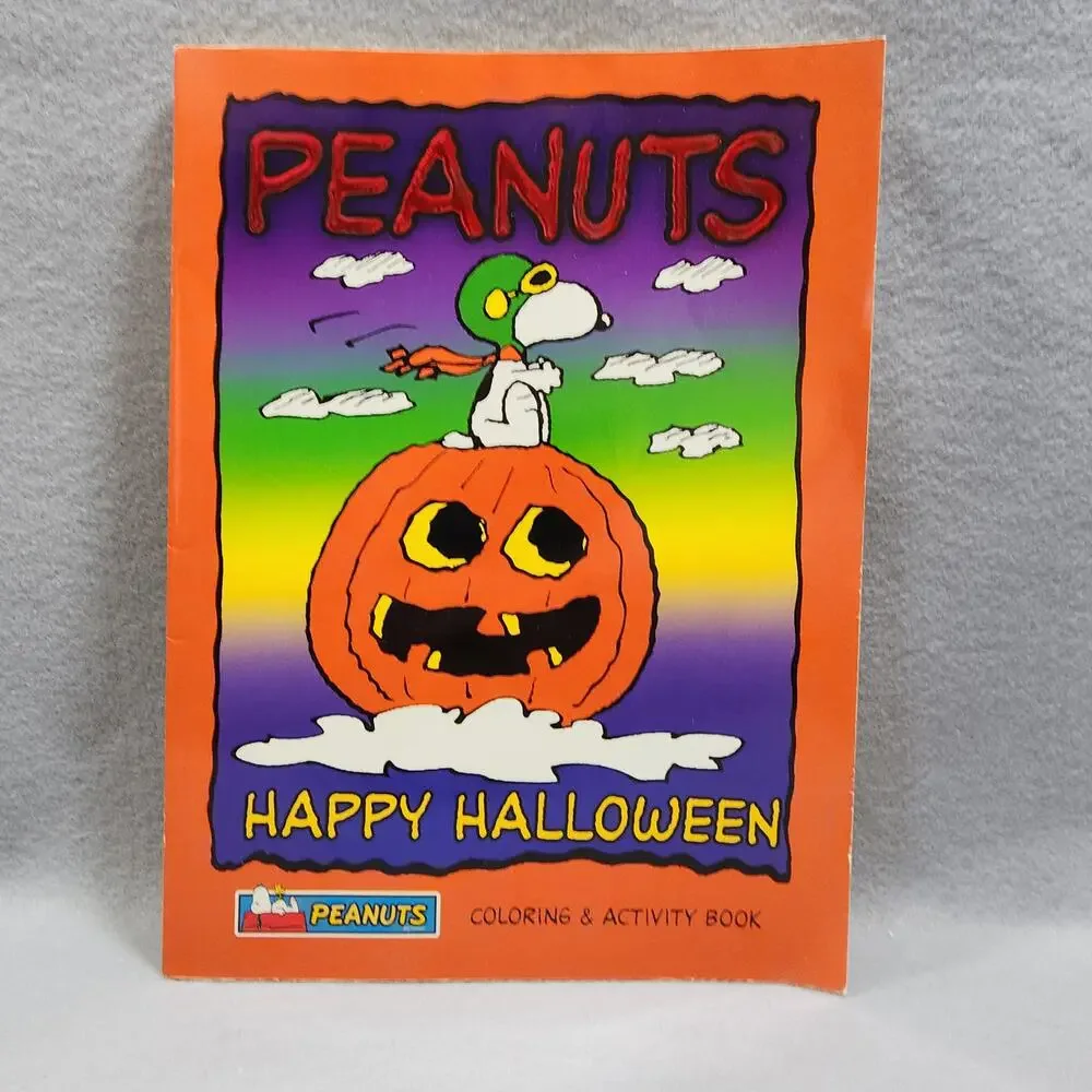 Coloring & Activity Books x3 Peanuts Halloween, Disney Animals & Tigger & Pooh